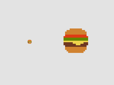 Burger Favicon burger cheeseburger pixel