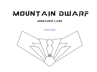 Mountain Dwarf Research Labs landing page