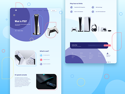 Landing page design