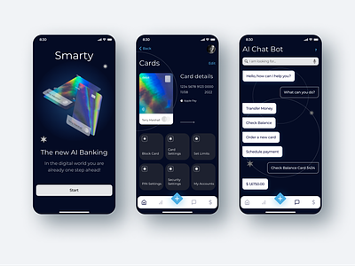 Mobile finance app Smarty for iOS