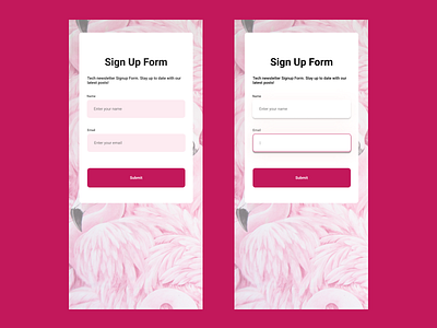 Daily UI #001 Sign Up Form