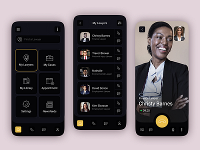 Lawyers Dashboard App android app branding dashboard design graphic design ios lawyers pakshep ui ux