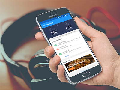 Wallet Design android app design flat ui mobile ui pakshep ui ux wallet design