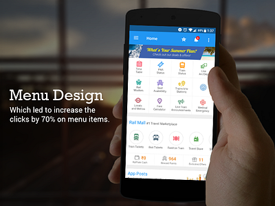 Menu Design android icons interaction menu ui ux