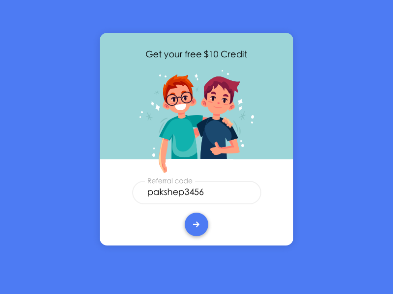 Refer A Friend by Pakshep Girdhar on Dribbble