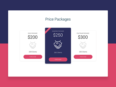 Package Comparison comparison design packages pakshep pakshep girdhar sketch uidesign ux design web