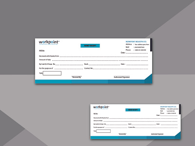 Money Receipt Design branding design