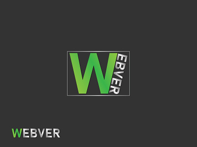 Webver Logo | Branding branding design flat icon logo minimal