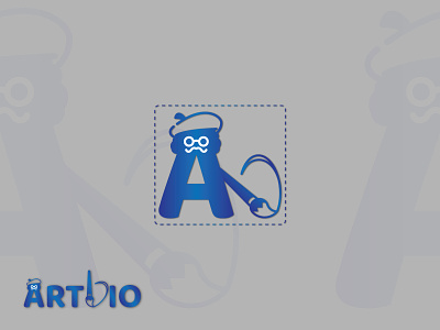 Artdio Logo | Branding branding design flat icon logo minimal