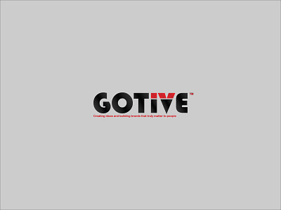 Gotive Logo|Branding branding design flat logo minimal