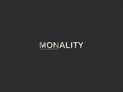 Monality Logo branding design flat logo minimal