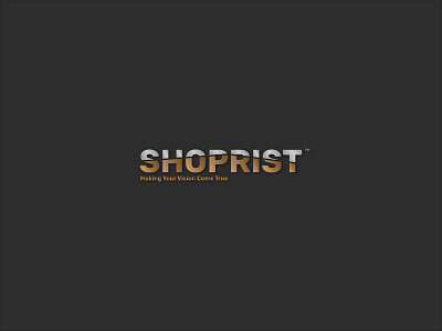 Minimal Logo Design | Shoprist branding design flat logo minimal