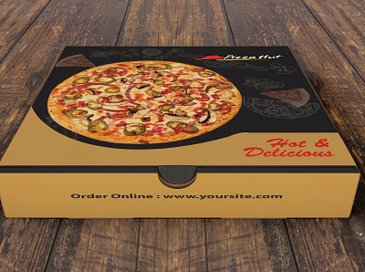 PIZZA BOX DESIGN branding design flat icon illustration logo minimal pakaging product vector