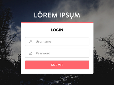 Login form HTML freebie css form free freebie html login