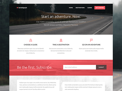 Website template