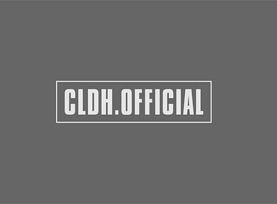 CLDH OFFICIAL dark flat logo minimal simple vector