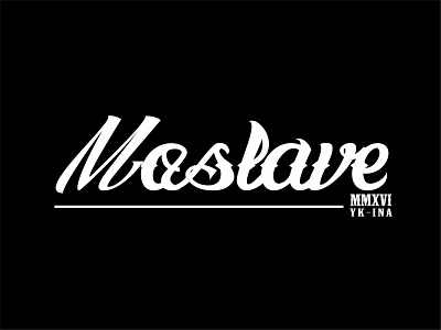 Moslave branding concept design flat icon illustration logo minimal tshirt typography