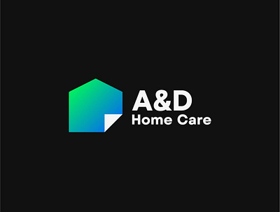 A&D Home Care brand identity branding design graphic design icon illustrator logo logo design