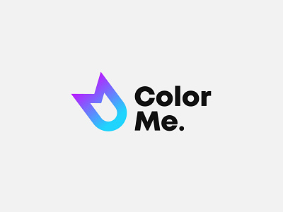 Color Me brand identity branding design graphic design icon illustrator logo logo design