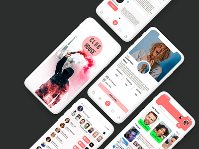 club house app redesign