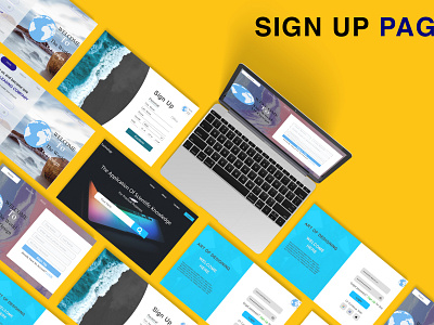 WEB PAGES DESIGNS FOR SIGN UP