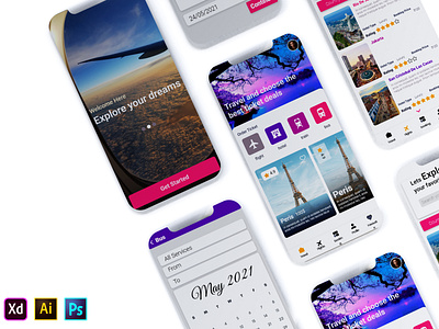 TOUR BOOKING APP DESIGN 2021 tour booking app booking app ui mobile app design tour app design tour booking app design tour booking app ui traveling app design trending booking app design ui ux ux ui