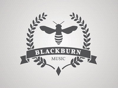 Blackburn Music Logo bee logo music