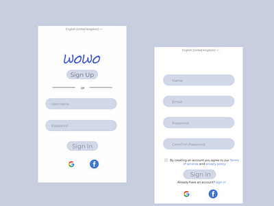 001 sign in page ui ux