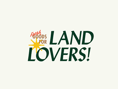 Land Lovers clean colorado goods land land lovers love pioneer planet earth