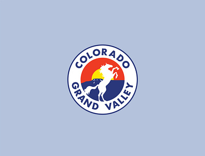 Grand Valley Colorado clean colorado colorado flag grand mesa grand valley hourse illustration stallon sticker