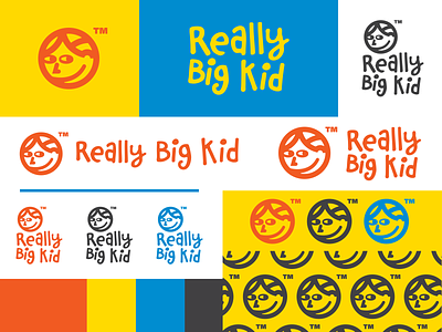 Really Big Kid Visual Identity branding design identity illustration logo visual identity