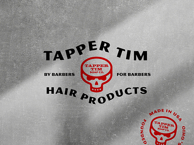 Tapper Tim Hair Products branding design graphic design identity illustration logo vector visual identity
