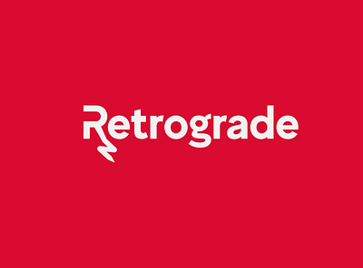 Retrograde design logo ui