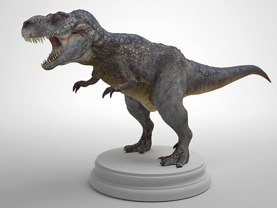 Rexy. A 3D sculpture. 3d 3dsculpting 3dsculpture blender3d sculpture t rex tyrannosaurus rex