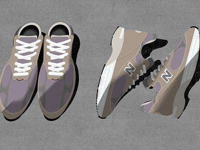 SHOE-gray shoes artwork design digitalart fasion graphic graphicdesign illustration minimal modern design procreate