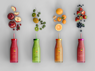 Ambrosia Juicery - Bottle Design