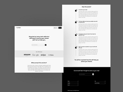 KonNet Talent Hunt Landing Page