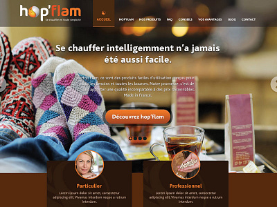 E-commerce homepage