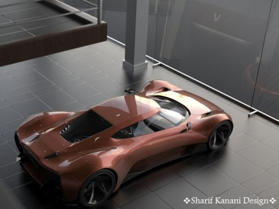 Kanani Motors XGT Supersport in Showroom cars design kananimotors rendering showroom