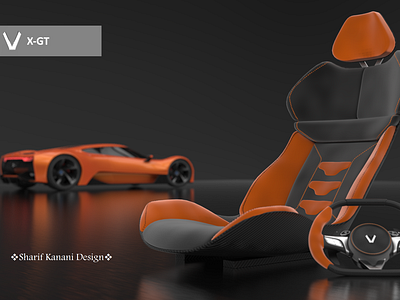 XGT Supersport Exterior + Interior Design in orange