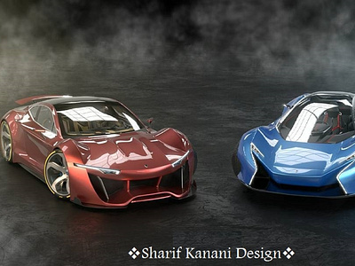 Kanani Motors Supercars Lumen + Ex1 exterior design