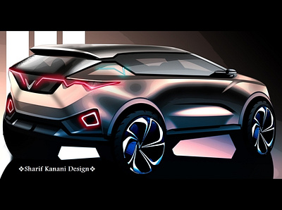 Kanani Motors K55 SUV automobile automotive cardesigner cars carsketch design designer k55 kananimotors sharifkanani sketch