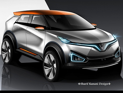 Kanani Motors K80 - Front automobile automotive cars carsketch design designer illustration k80 kananimotors render rendering sharifkanani sketch sketching