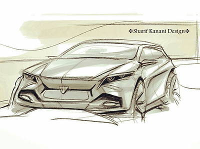 Kanani Motors SUV 2 Design Sketch By: Sharif Kanani art automobile automotive branding cars carsketch design designer draw illustration kananimotors logo sharifkanani sketch sketching suv