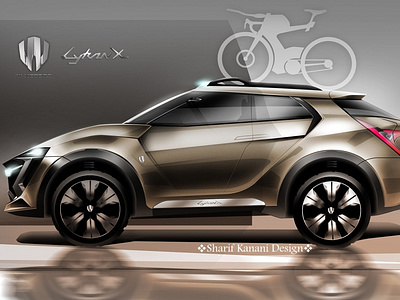 W Motors Lykan X SUV Sideview Designed By: Sharif Kanani automobile automotive cardesign cardesigner cars concept design designer draw illustration lykan sharifkanani suv vehicle wmotors x