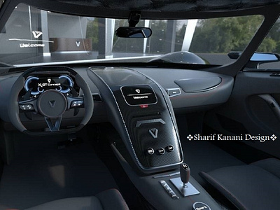 Kanani Motors XGT Supercar Interior Designed By: Sharif Kanani