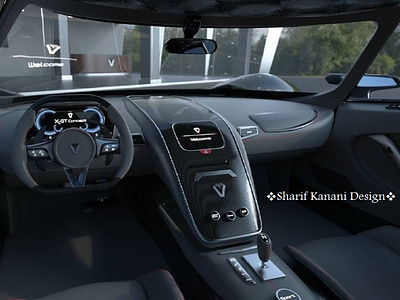 Kanani Motors XGT Supercar Interior Designed By: Sharif Kanani automobile automotive cardesigner cars concept design designer interior interiordesign kananimotors render sharifkanani supercar supersport vehicle xgt