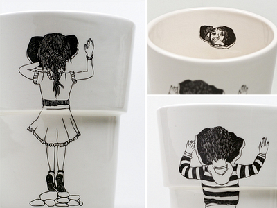 Screen-printed mugs mug product design screen print