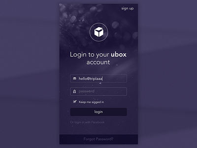 Login 001 challange dailyui form fun login signup ui