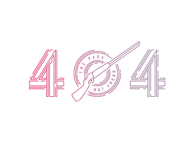 404 Shooting range 404. illustration